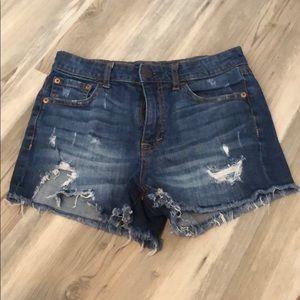 Aeropostale Dark wash jean shorts